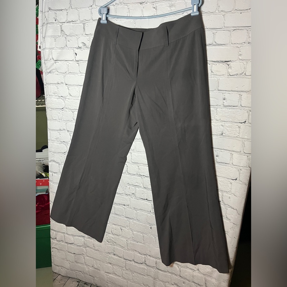 CAbi Women’s Charcoal Wide-Leg Dress Pants